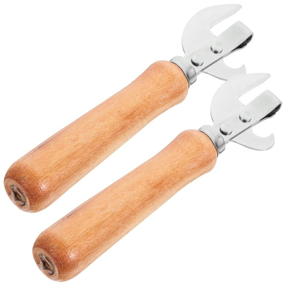 2pcs Beverage Can Opener Practical Can Metal Opener Multifunctional Bottles Opening Tool