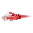 thumbnail image 1 of C2G 10ft Cat6 Snagless Unshielded (UTP) Ethernet Network Patch Cable - Red - Patch cable - RJ-45 (M) to RJ-45 (M) - 10 ft - stranded wire - CAT 6 - molded, snagless, stranded - red, 1 of 3