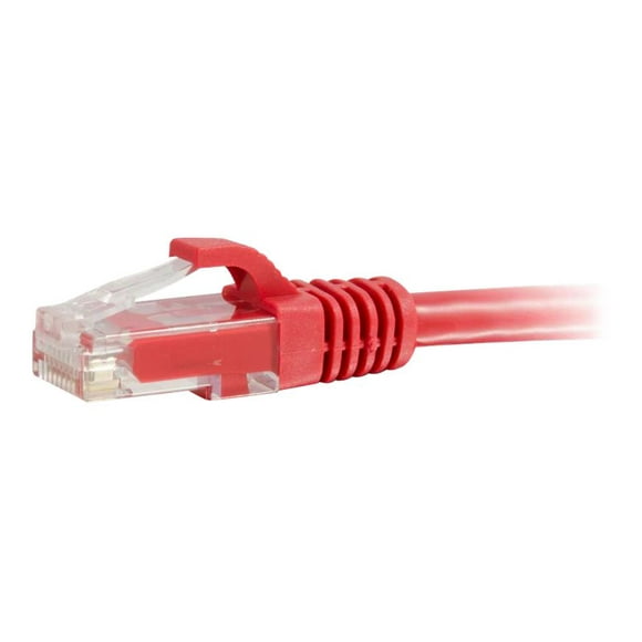 C2G 10ft Cat6 Snagless Unshielded (UTP) Ethernet Network Patch Cable - Red - Patch cable - RJ-45 (M) to RJ-45 (M) - 10 ft - stranded wire - CAT 6 - molded, snagless, stranded - red