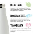 thumbnail image 6 of MEWAY 17oz Sport Water Bottle Vacuum Insulated Stainless Steel Sport Water Bottle Leak-Proof Double Wall Cola Shape Water Bottle,Keep Drinks Hot & Cold (White,1 Pack), 6 of 8