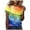 Blue, variant on Women T Shirts Ladies Crew Neck Letter Printed Short Sleeve Pride Rainbow Top Tees for Women Purple XL