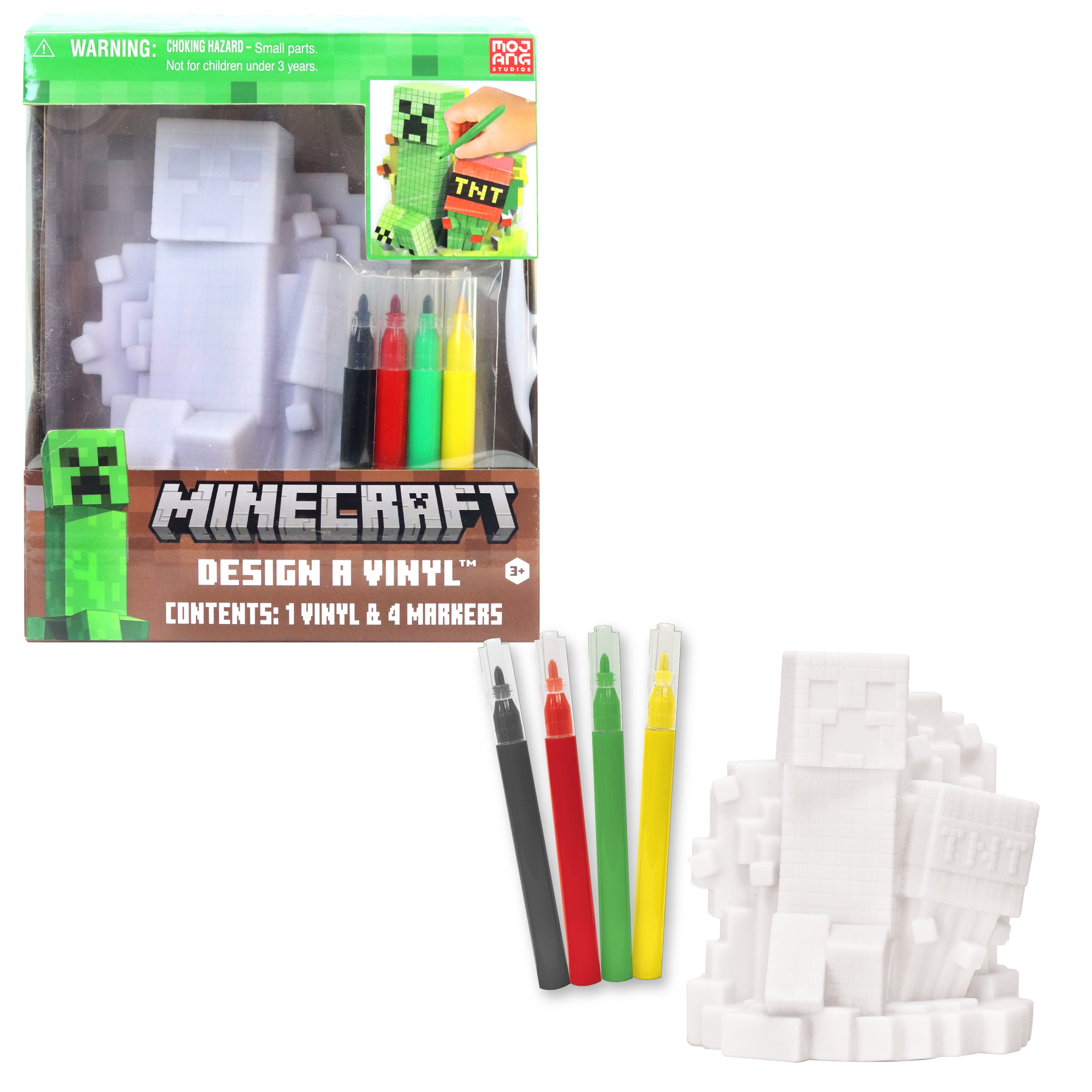 (2 pack) Design a Vinyl Minecraft, Multicolor, Product Weight 0.33 lbs., for Unisex Child Ages 3+