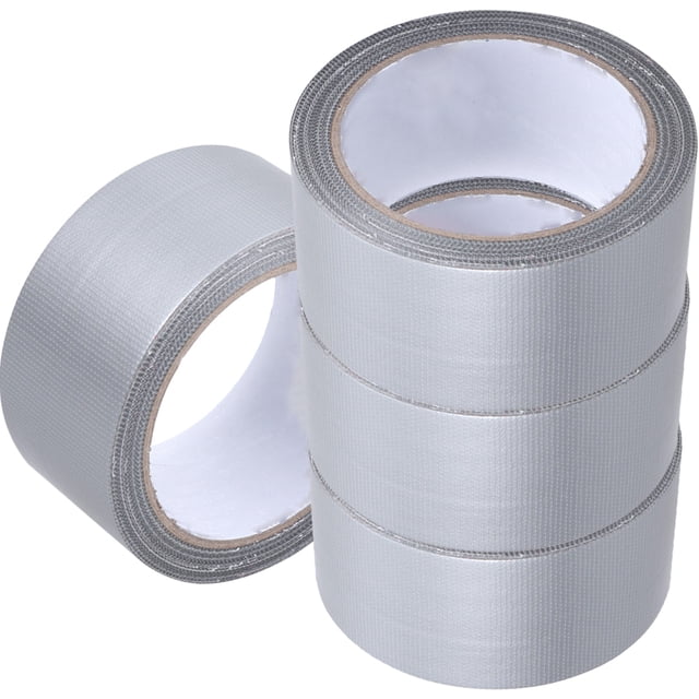 IFANLANDOR 4 Rouleaux Ruban Adhésif Usage Intensif pour Intérieur Extérieur Gaze de Polyéthylène Fibre Imperméable Anti-Frisottis