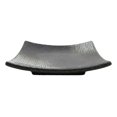 thumbnail image 3 of Pack Of 5 Charcoal Grey Hakumu Collection Square Appetizer Dessert Salad Plates, 3 of 9