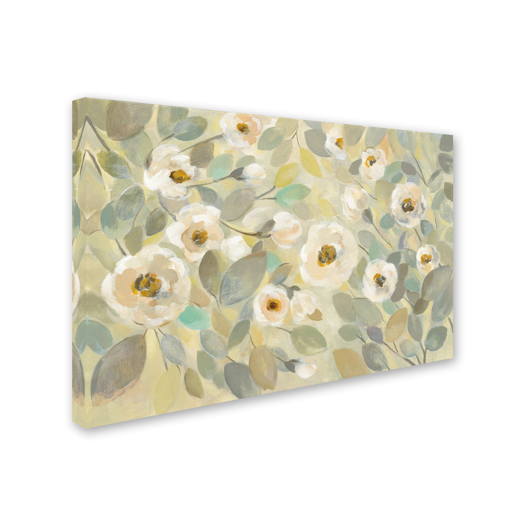 Trademark Fine Art 'Blooming Branches Flower' Canvas Art by Silvia Vassileva