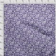 thumbnail image 4 of oneOone Georgette Viscose Purple Fabric Block Sewing Material Print Fabric By The Yard 42 Inch Wide, 4 of 5