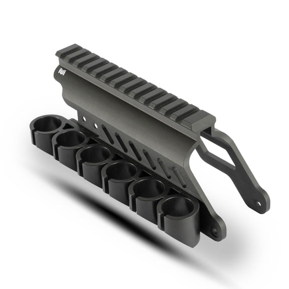 Monstrum Side Saddle Shotgun Shell Holder V2 | Compatible with Mossberg 590/Shockwave Series Shotguns