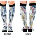 thumbnail image 2 of Coolnut Watercolor Flower Compression Socks for Women&Men Circulation-Best Support for Nurses,Running,Athletic-1 Packs, 2 of 7