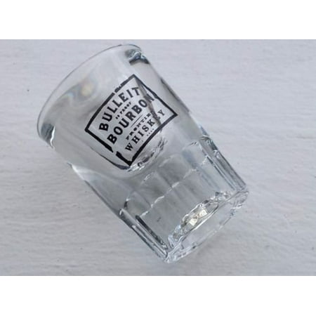 Whiskey Shot Glass, 1 Premium Bulleit Bourbon Old Fashioned Style Shot Glass By Bulleit (The Best Bourbon For An Old Fashioned)