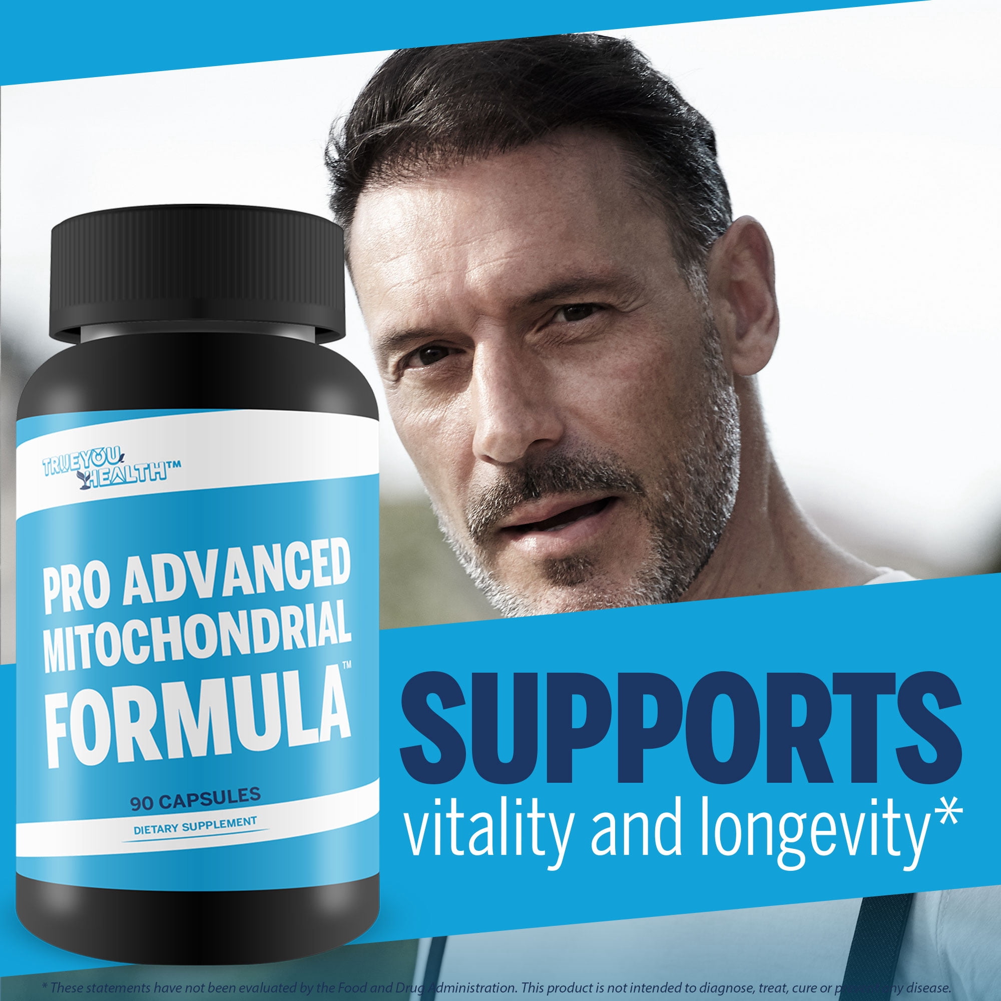 Pro Advanced Mitochondrial Formula - Cellular & Mitochondria Support Dietary Supplement - Promote Energy, Anti-Aging, & Overall Health - Help Defend & Repair Cells - ATP Energy Support - 90 Capsules