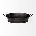 thumbnail image 2 of Vintage Black Metal Storage Basket, 2 of 5