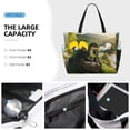 thumbnail image 4 of Rocae Deep Forest Stone Green Dragon for Large Women's Waterproof Beach Bag Tote with 7 Pockets Pool Bag for Travel Gym Vacation, 4 of 6