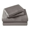 thumbnail image 3 of Superior 400-Thread Count Egyptian Cotton Deep Pocket Sheet Set Of 5 Pieces, Split King, Grey, 3 of 8