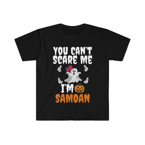 Can't scare me I'm Samoan Unisex T-shirt S-3XL Halloween Samoa