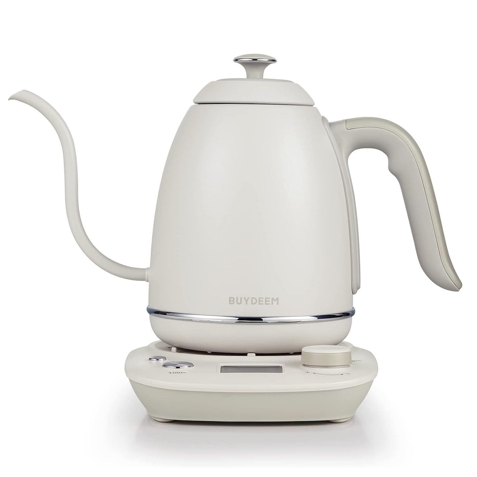 BUYDEEM Gooseneck Electric PourOver Kettle, Stainless Steel Coffee Tea