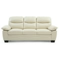 thumbnail image 3 of Glory Furniture Marta Faux Leather Sofa in Pearl, 3 of 5