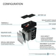 thumbnail image 3 of 6V 4.5AH SLA Remplacement Battery pour J-Power FM640 - Pack de 6, 3 of 6