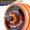 thumbnail image 3 of Leumius Adjustable Dumbbell Set,66LBS 4-in-1 Adjustable Weights Dumbbells, Barbell, Kettlebells with Anti-slip Silicone Grip,Weight Set for Home Gym Suit both Men and Women,Orange, 3 of 9
