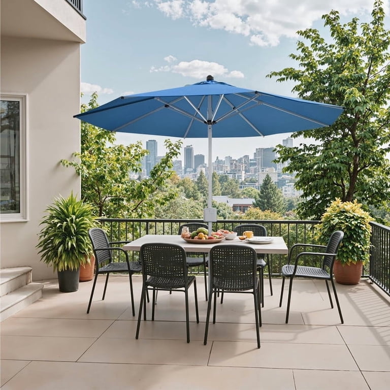 45 extension pole for hampton bay patio umbrella 45" Aluminum Extension Pole for Bar-height Tables - Black