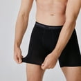 thumbnail image 6 of Men's Boxer Briefs,Comfortable Bamboo Viscose Underwear,Moisture Wicking and Breathable,4 Pack,M-XXL, 6 of 8