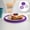 Purple #0, variant on Vaidha Potholders Set Trivets Set Cotton Thread Weave Hot Pot Holders Set (Set Of 3) Stylish , Hot Mats,Spoon For Cooking And Baking By Diameter 7 Inches