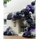 thumbnail image 5 of Kit de arco de globos ADOINBY morado/negro con 132 piezas para fiestas, 5 of 6
