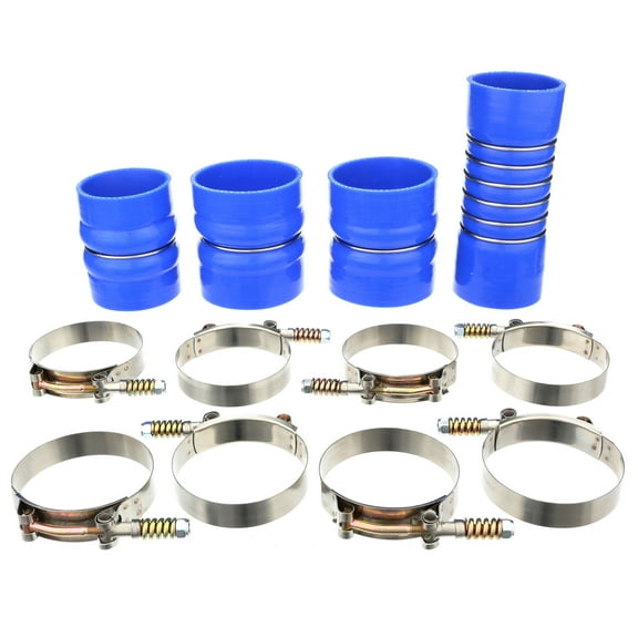 Heavy Duty Silicone Intercooler Boot Kit For 03-07 Dodge Ram Cummins 5.9L Diesel