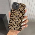 thumbnail image 3 of Funda de teléfono con estampado de leopardo, carcasa a prueba de golpes para iPhone 15, 14, 13, 12, 11, 16 Pro Max, XS, X, XR, 7, 8 Plus, SE 2, 3 of 5