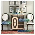 thumbnail image 4 of I Shape Hanger Super Mini Barn Door Hardware Kit, Double Door Sliding Smoothly And Quietly Used For Small Cabinet Barn Door ,Easy to Install, 4 of 5