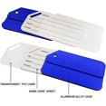 thumbnail image 3 of tiquettes Bagages En Aluminium Pour Dispositifs De Reconnaissance De Voyage De Bagages En Mtal (5 En Bleu), 3 of 5