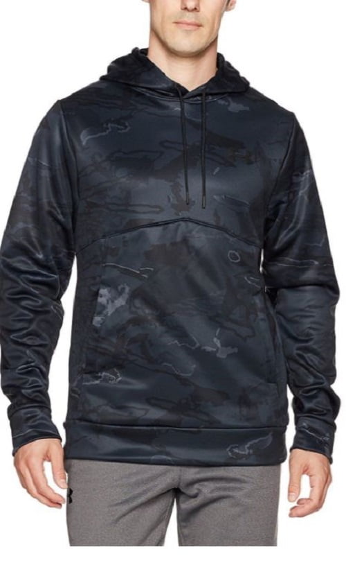 under armour black and camo hoodie