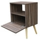 thumbnail image 3 of Buro Hogare Monaco Mesa De Noche Parota, 3 of 8