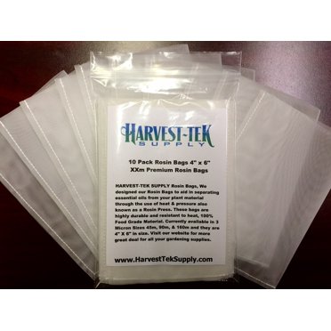Harvest Tek Rosin Bags Quality 45 Micron 10pc 4 X 6 Walmart Com