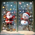 thumbnail image 6 of 6-Sheet Christmas Window Clings - 3D Double-Sided Static Stickers with Snowman, Santa, Snowflake & Tree Designs for Glass Windows & Mirrors (Multicolor), 6 of 8