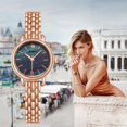 thumbnail image 2 of Relojes de mujer, nuevo NAIDU, reloj de pulsera de oro rosa y plata para mujer, reloj de pulsera de cuarzo para mujer, reloj de pulsera femenino, reloj de mujer kol saati Tan Jianjun  unisex, 2 of 2