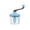 Sky Blue, variant on Manual Handheld Cream Whipper, Semi-Automatic Egg Beater And Frother For Home Baking, Small Mixer Tool For Whipped Cream And Meringue, Manual Handheld Cream Whipper For Home Bakers(Sky Blue)