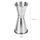 thumbnail image 4 of Cateissary Coctelera de doble extremo Elenxs, taza de medidas, taza de onza de acero inoxidable, utensilios para bar, accesorios para Bar, herramienta S/M/L Barra de herramientas L y 45ML Cateissary JJ25632-03B, 4 of 6