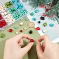 thumbnail image 4 of 1Box 190pcs 15 Style Synthetic Turquoise Beads Strands Dyed Skull & Tortoise & Round Mixed Color 8~18x8~14x6~11mm Hole: 1mm 200pc/box, 4 of 6