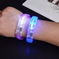 thumbnail image 2 of 6pcs LED Light Up Bracelets for Kids Birthday Party Festival Bangles Replaceable Wristbands Women Accessories, 2 of 8