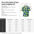 thumbnail image 5 of KLL Rubber Duck Print Men's Shirt Short Sleeve Button Down Summer Cuba Beach Shirts- 3X-Large, 5 of 5