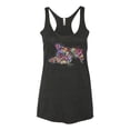 thumbnail image 3 of Tired Sleeping Cat | I Wish I Was My Cat Funny Colorful Kitty | Dean Russo Art Animal Lover Tri-Blend Racerback Tank Top, Vintage Black, Large, 3 of 6