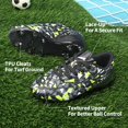 thumbnail image 2 of Tacos de Fútbol DREAM PAIRS Talla 11 Niños Negro Verde Neón, 2 of 6