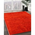 thumbnail image 3 of Ahgly Company Machine Washable Indoor Rectangle Industrial Modern Orange Area Rugs, 8' x 10', 3 of 7