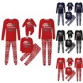 thumbnail image 1 of Zhanying Pajamas Pyjamas de Noël Assortis pour la Famille Ensembles 2025 2 Pcs Sets pour Couples Pyjamas de Noël Pyjamas des Fêtes Pyjamas de Noël Rouges, 1 of 3
