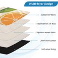 thumbnail image 3 of FORMRS 13-13.3 inch Laptop Sleeve Case Soft Carrying Quilted Computer Bag Cover, Beige Citrus Leaves, 3 of 7