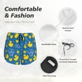 thumbnail image 4 of Cauagu Rubber Duck Print Women's 2 in 1 Running Shorts Athletic Workout Gym Yoga Shorts Running Shorts for Women-XX-Large, 4 of 7