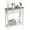 White 2 Drawers, variant on Beran7 Entryway Table - White Console Table with 2 Drawers, Narrow Small Console Table with Storage Shelf for Entryway, Living Room, Hallway, White