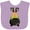 Lavender, variant on Inktastic Halloween, Witch Cauldron, Witch Legs, Potion Boys or Girls Baby Bib