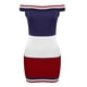 thumbnail image 5 of Vestido delgado de las mujeres atractivas del hombro empalme del color Mini vestido de fiesta d Irfora Vestido, 5 of 7