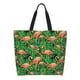thumbnail image 1 of Balery Flamingo Bolsa Tote Estilo Estético con Cremalleras, Bolsa de Hombro, Bolsa de Compras Grande y Plegable, 1 of 8